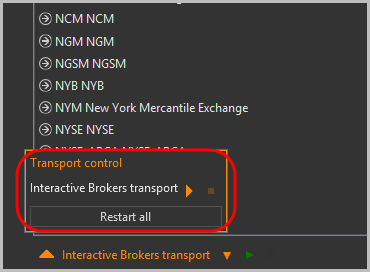Transport control